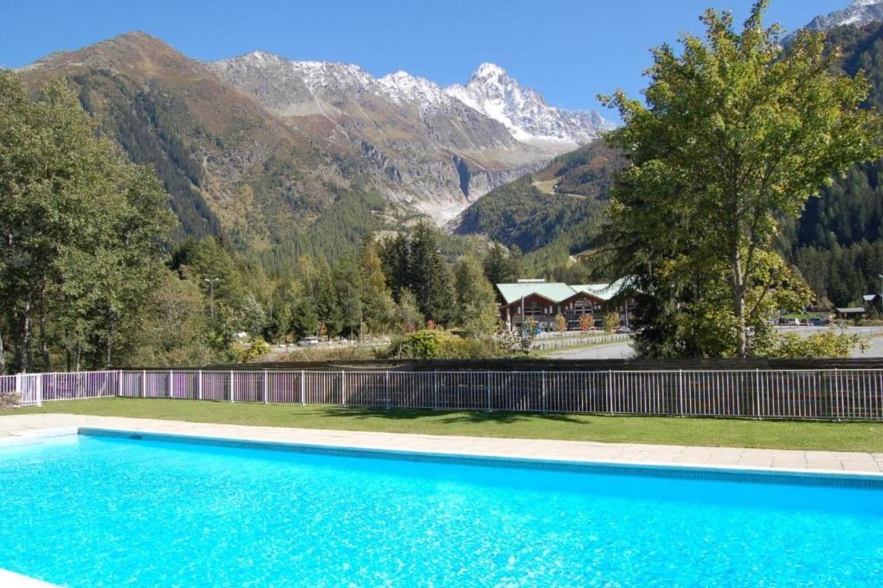 Charming Apt With Swimming Pool In Argentiere Chamonix Kültér fotó
