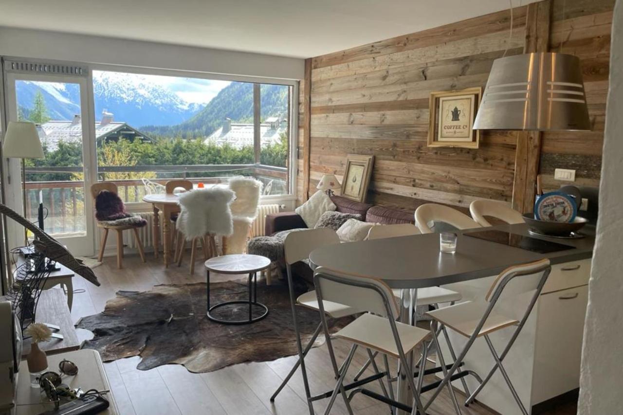 Charming Apt With Swimming Pool In Argentiere Chamonix Kültér fotó